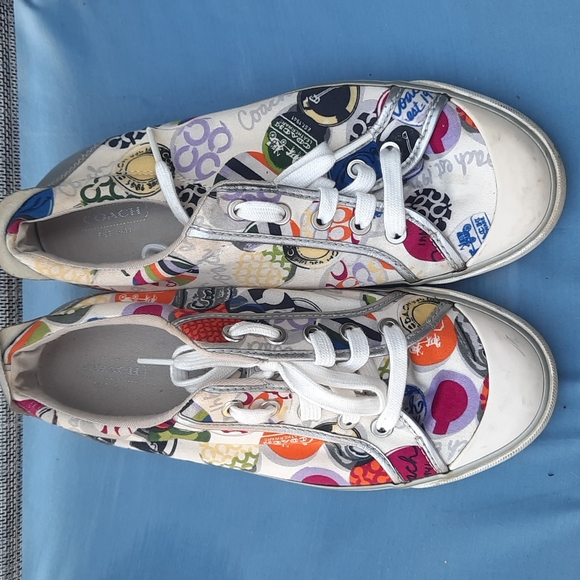 Womens Coach Barrett Sneakers size 8 1/2 - Picture 1 of 5